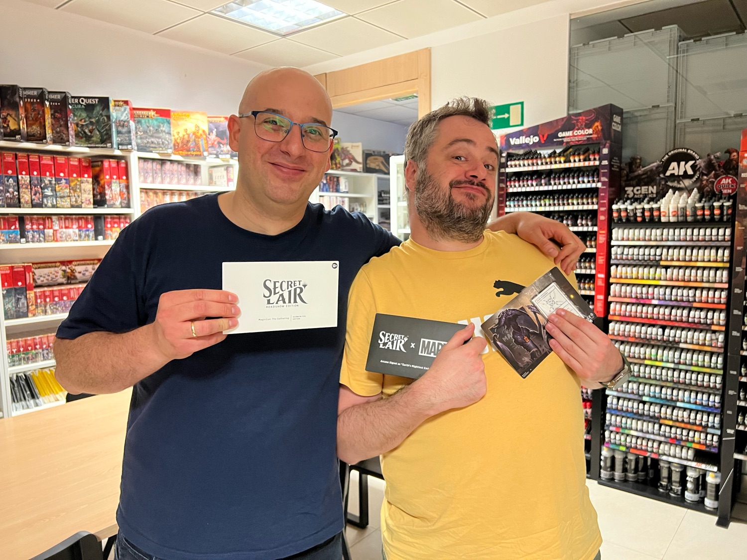 Sorteo y entrega de los Secret Lairs entre los participantes